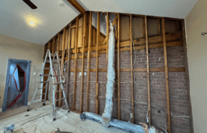 Bergen County homeowner reviewing mold inspection findings with an independent mold inspector