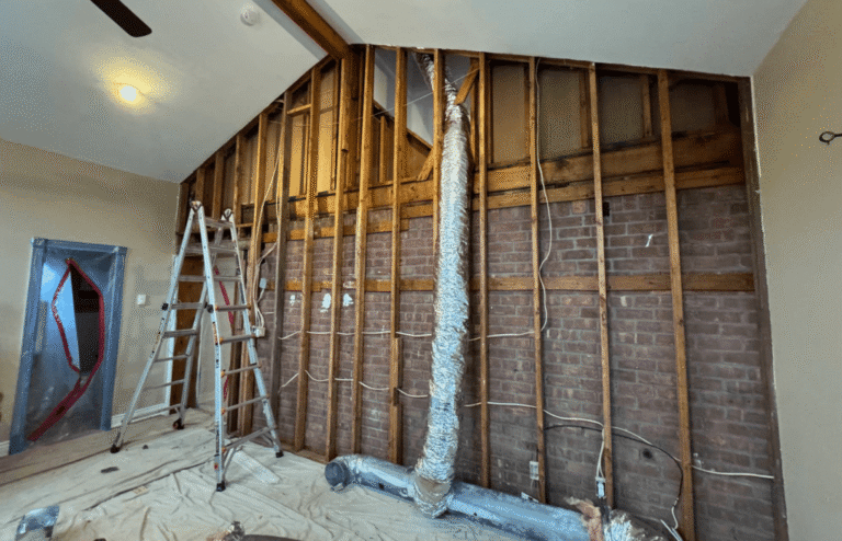 Bergen County homeowner reviewing mold inspection findings with an independent mold inspector